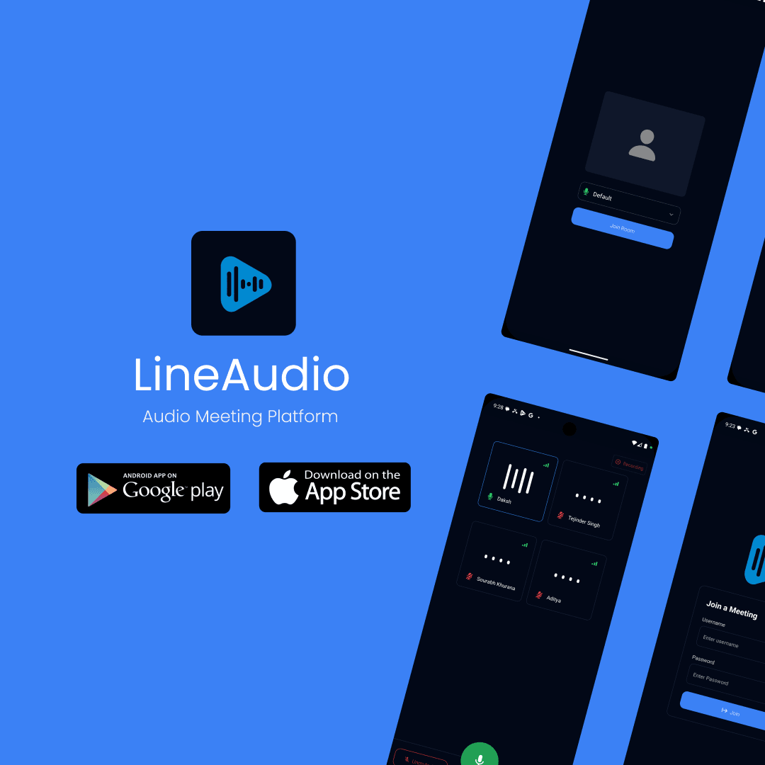 LineAudio: Real-Time Audio Meeting App with Role-Based Access